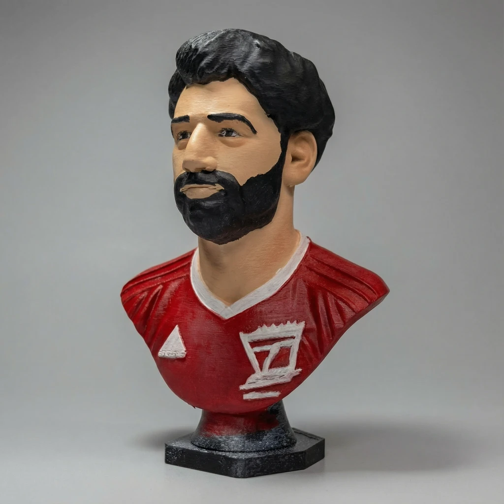 تمثال نصفي للاعب كرة قدم 