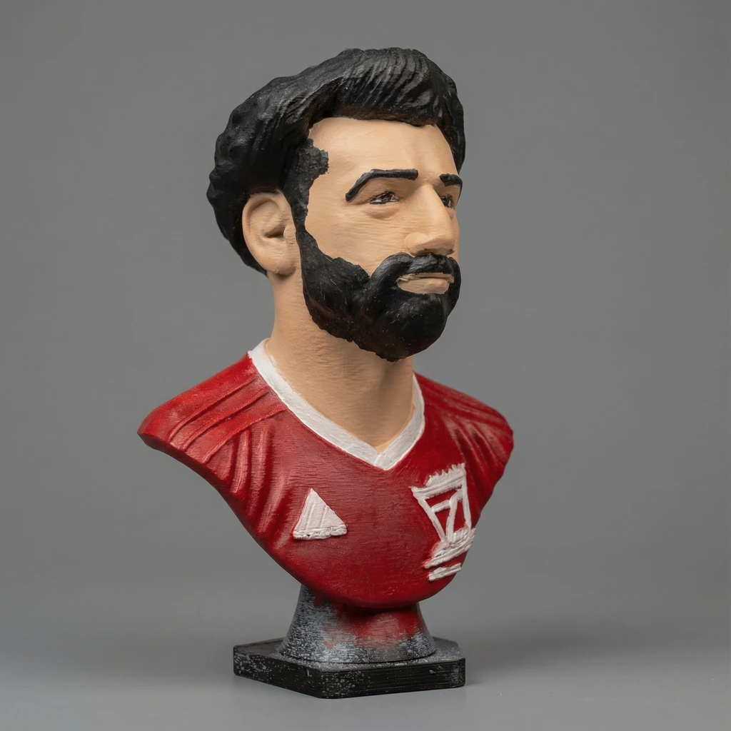 تمثال نصفي للاعب كرة قدم 