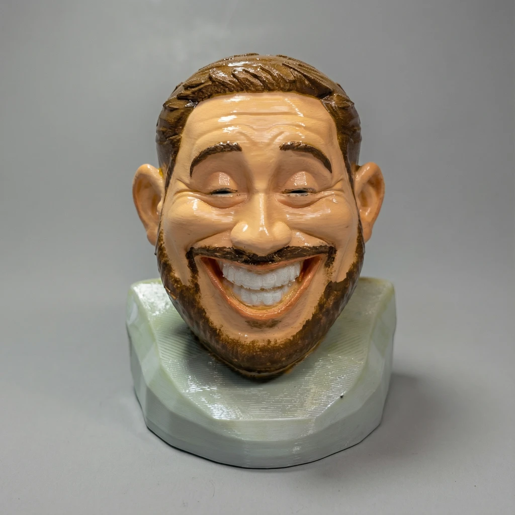 مجسم كاريكاتيري شخصي ثلاثي الأبعاد (تصميم حسب الطلب)