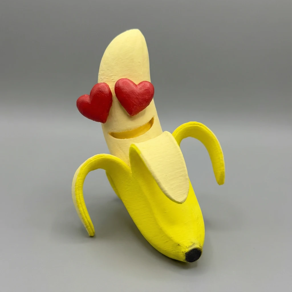 مجسم موزة مبتسمة