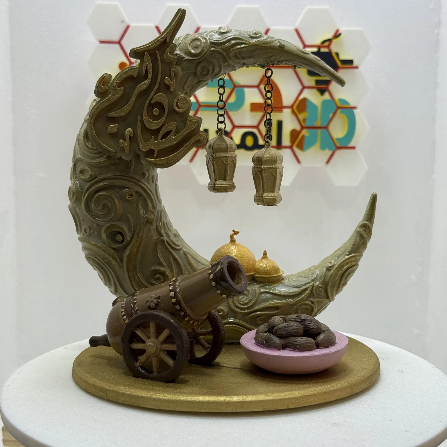 مجسم هلال رمضان التراثي