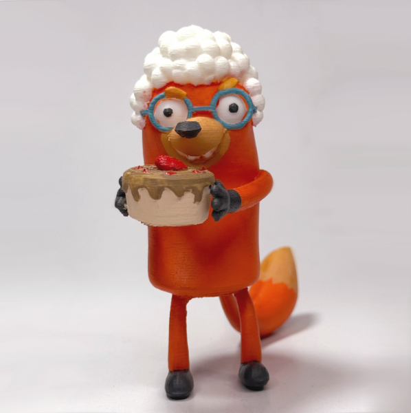 مجسم ثعلب عيد الميلاد