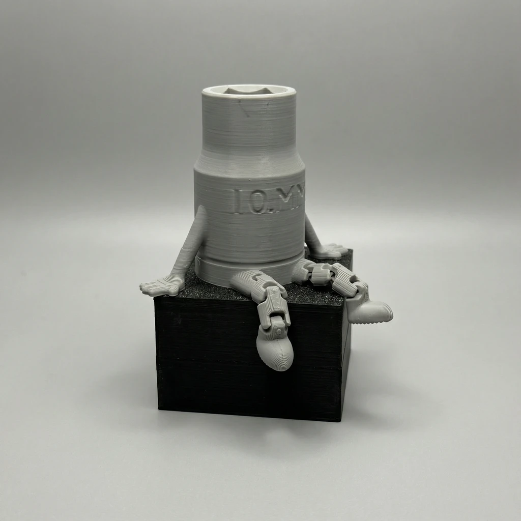 مجسم رأس مفتاح ربط كرتوني