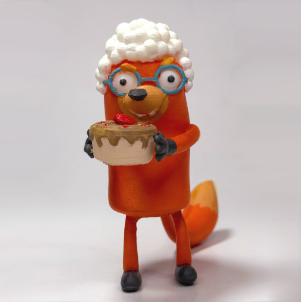 مجسم ثعلب عيد الميلاد