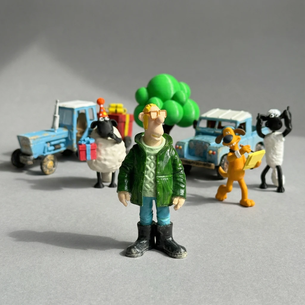 مجسم المزارع من "شو ذي شيب"