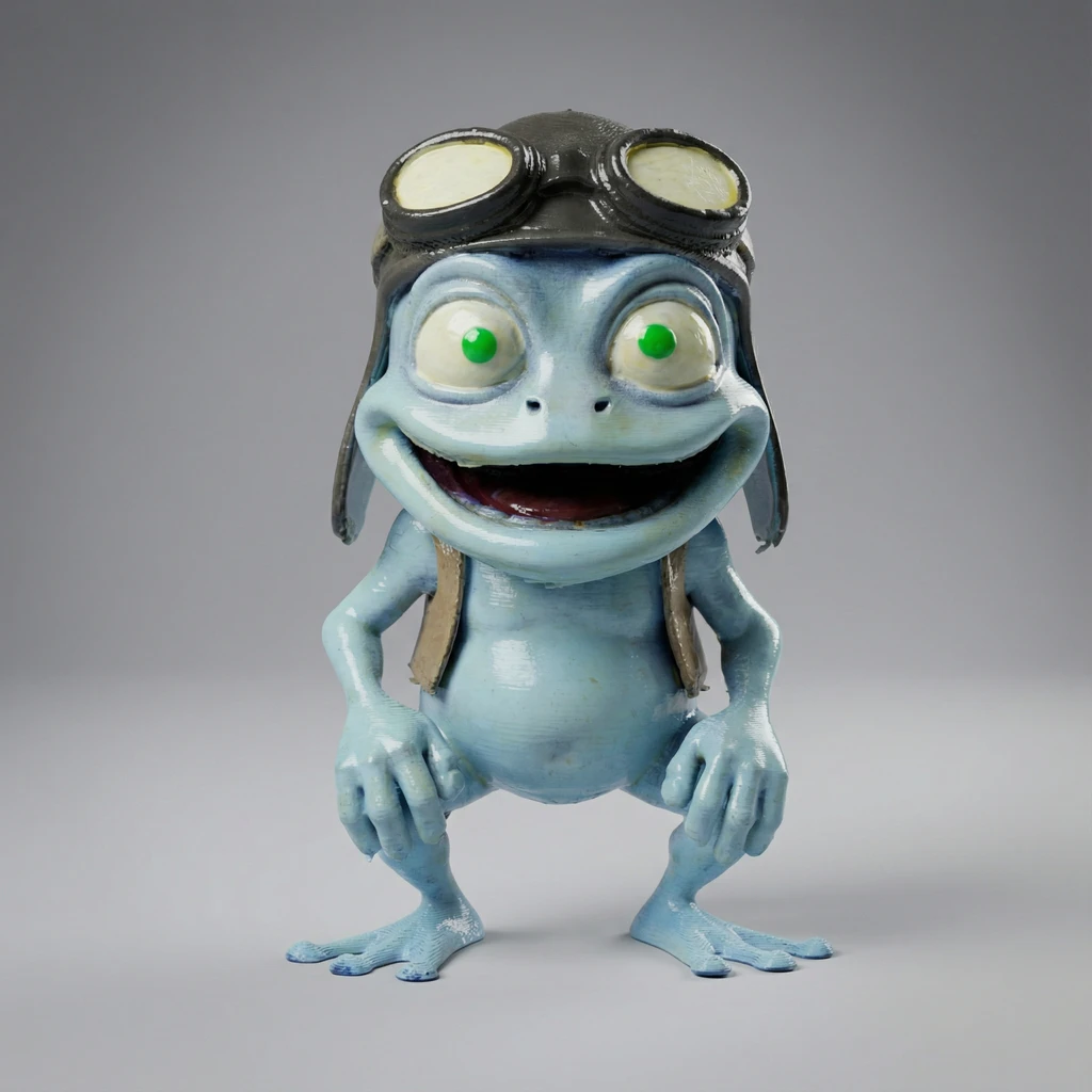 مجسم الضفدع المجنون (Crazy Frog)
