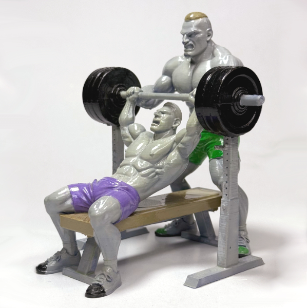 مجسم رياضي لكمال الأجسام