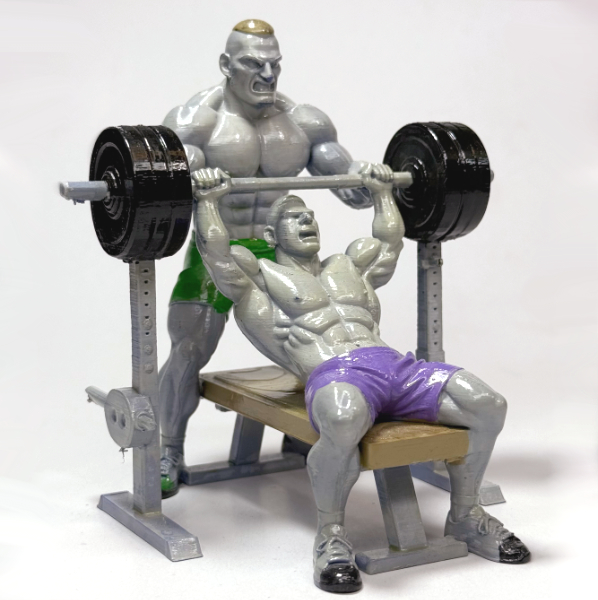 مجسم رياضي لكمال الأجسام