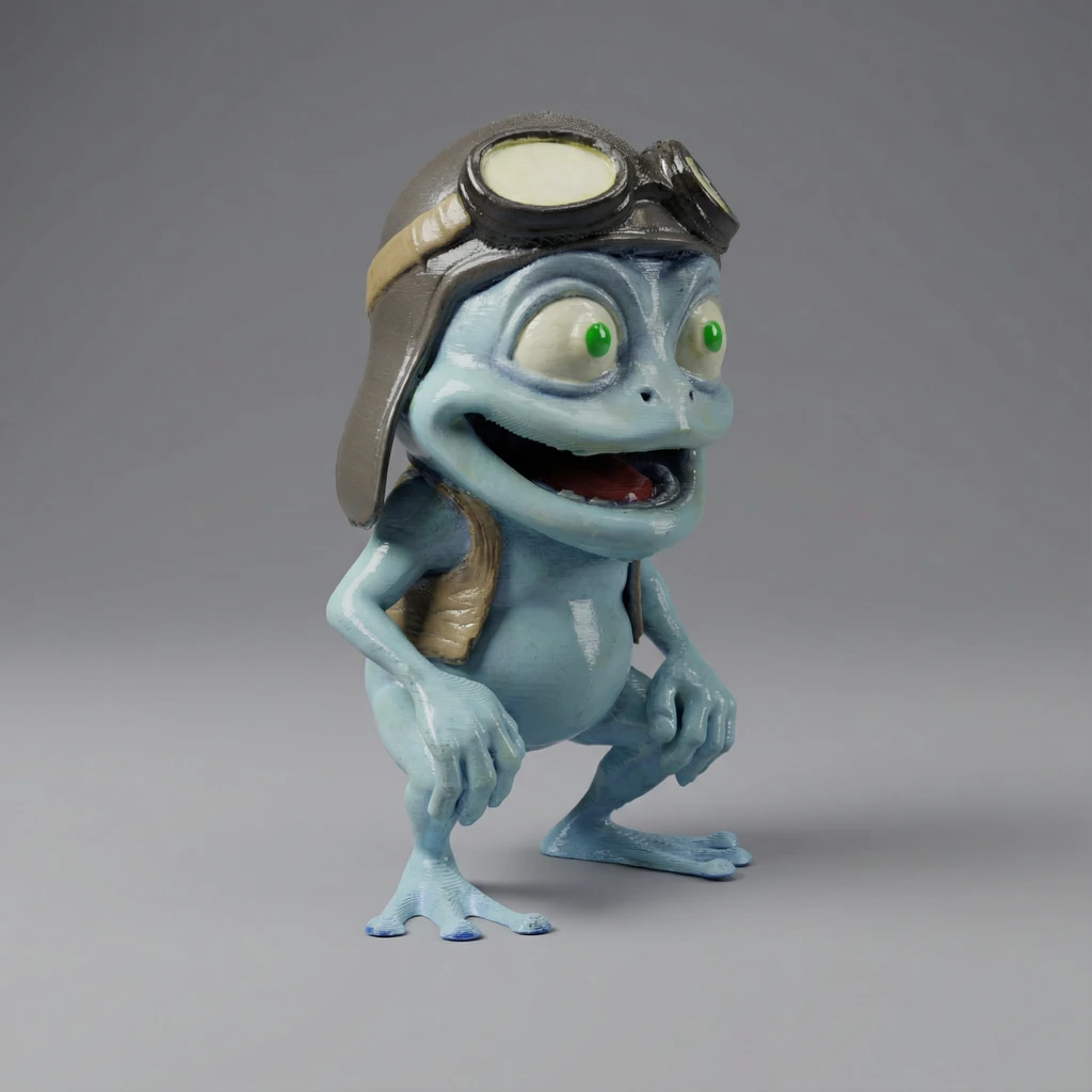 مجسم الضفدع المجنون (Crazy Frog)