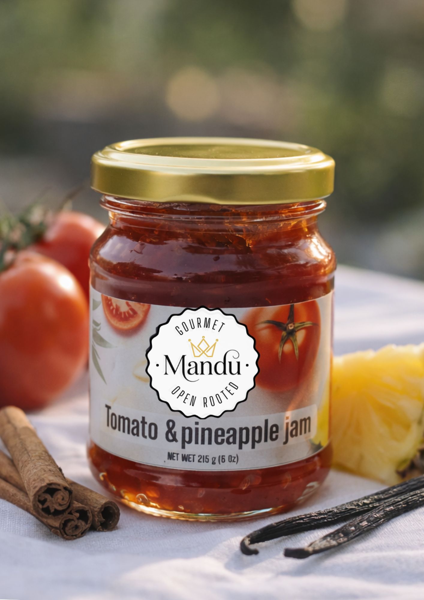 Tomato and pineapple jam