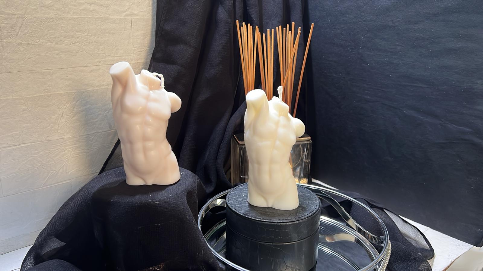 Bougie Décorative Artisanale - "Artémis"