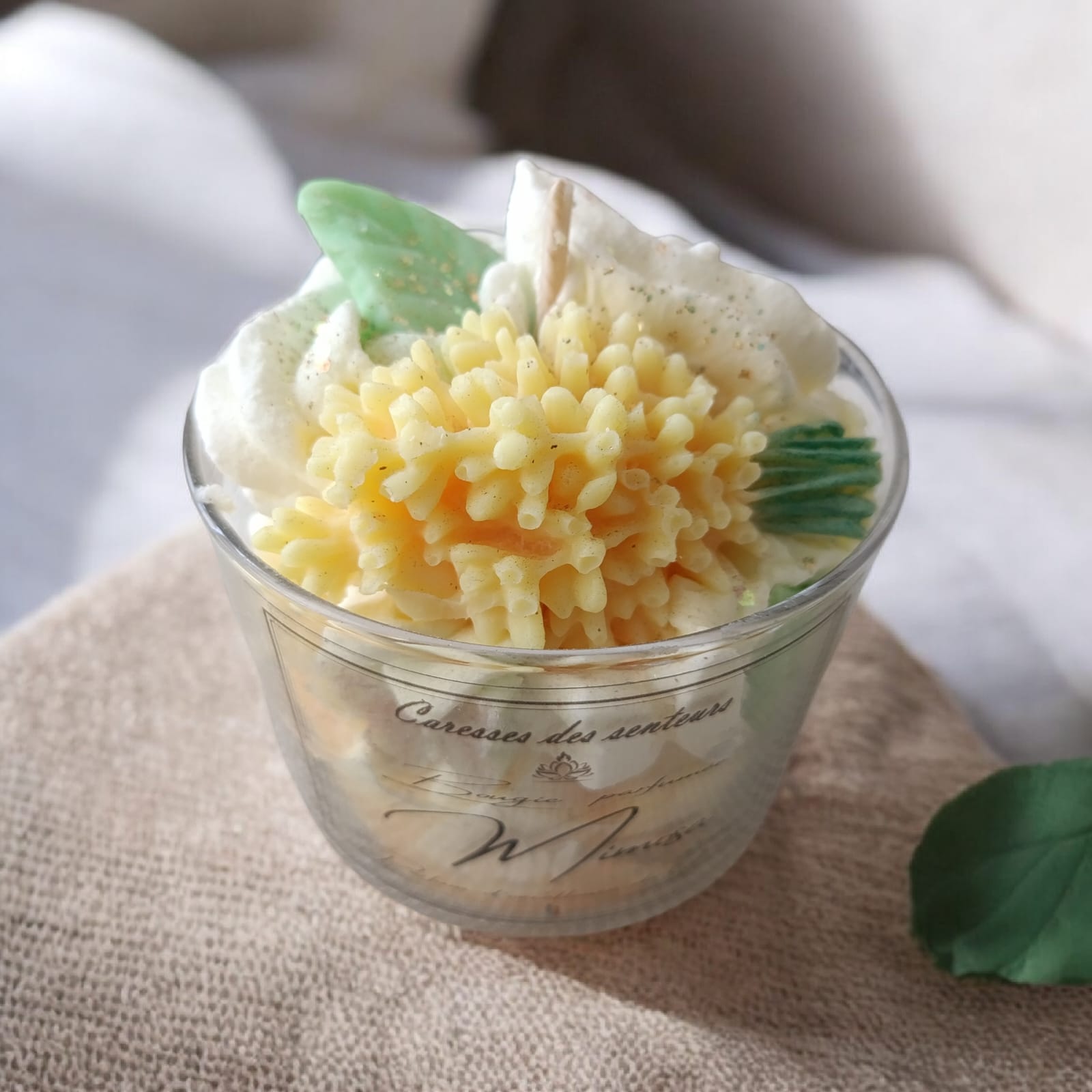 Bougie Gourmande  Mimosa