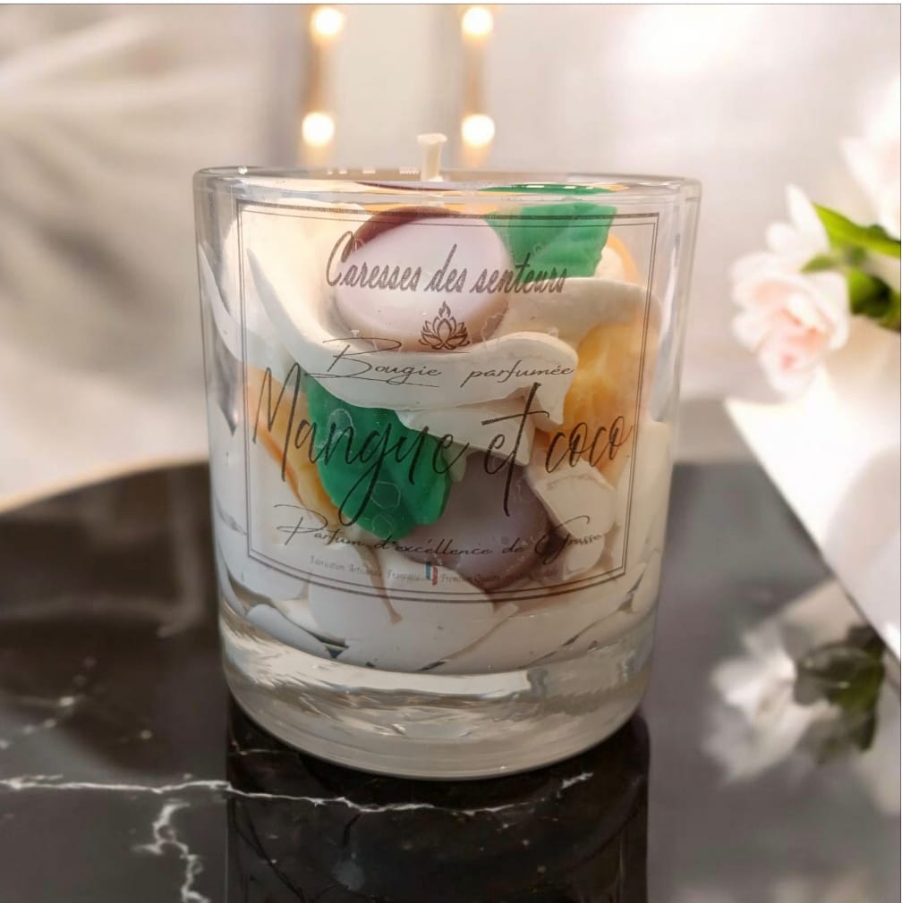 Bougies Gourmandes Mangue et coco