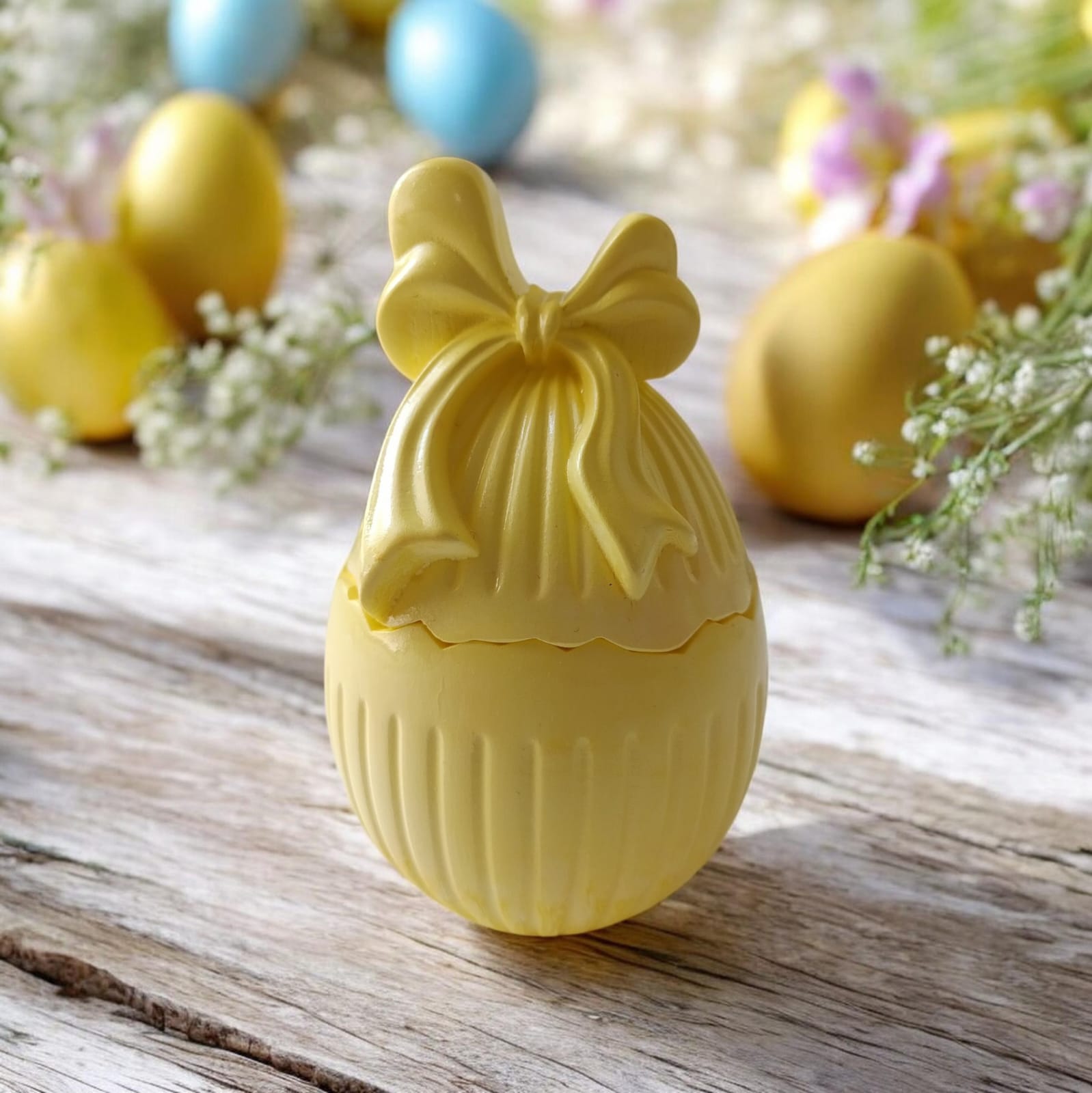 Bougies parfumées  Œuf de Pâques   Mimosa