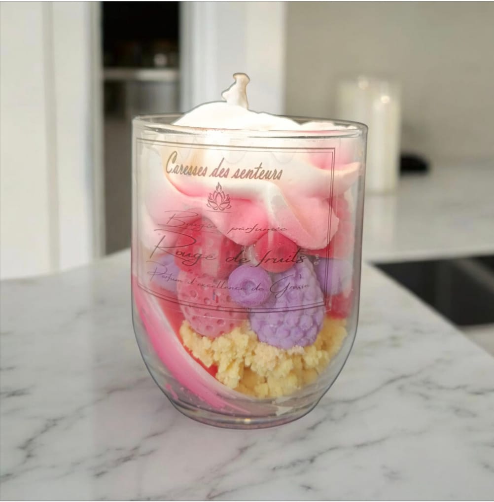 Bougies Gourmandes  Rouge de fruits