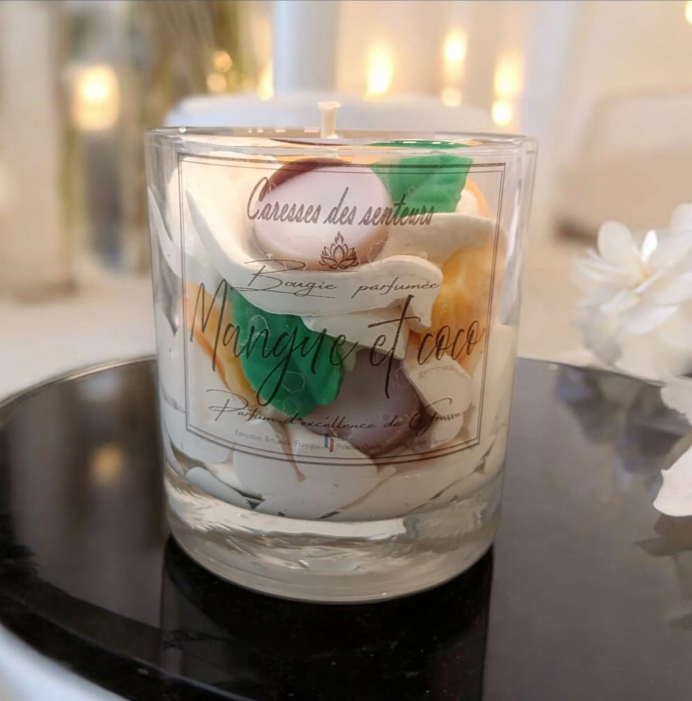 Bougies Gourmandes Mangue et coco