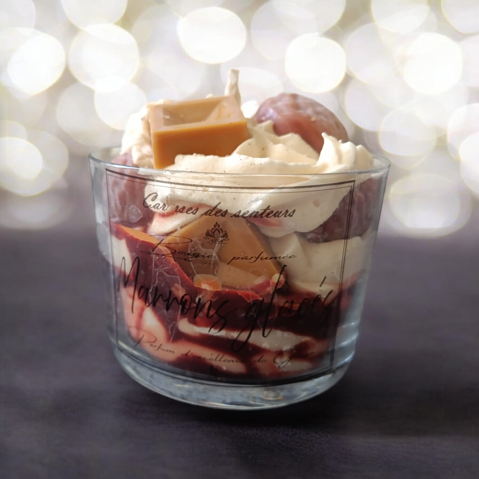 Bougie Gourmande  Marrons Glacé