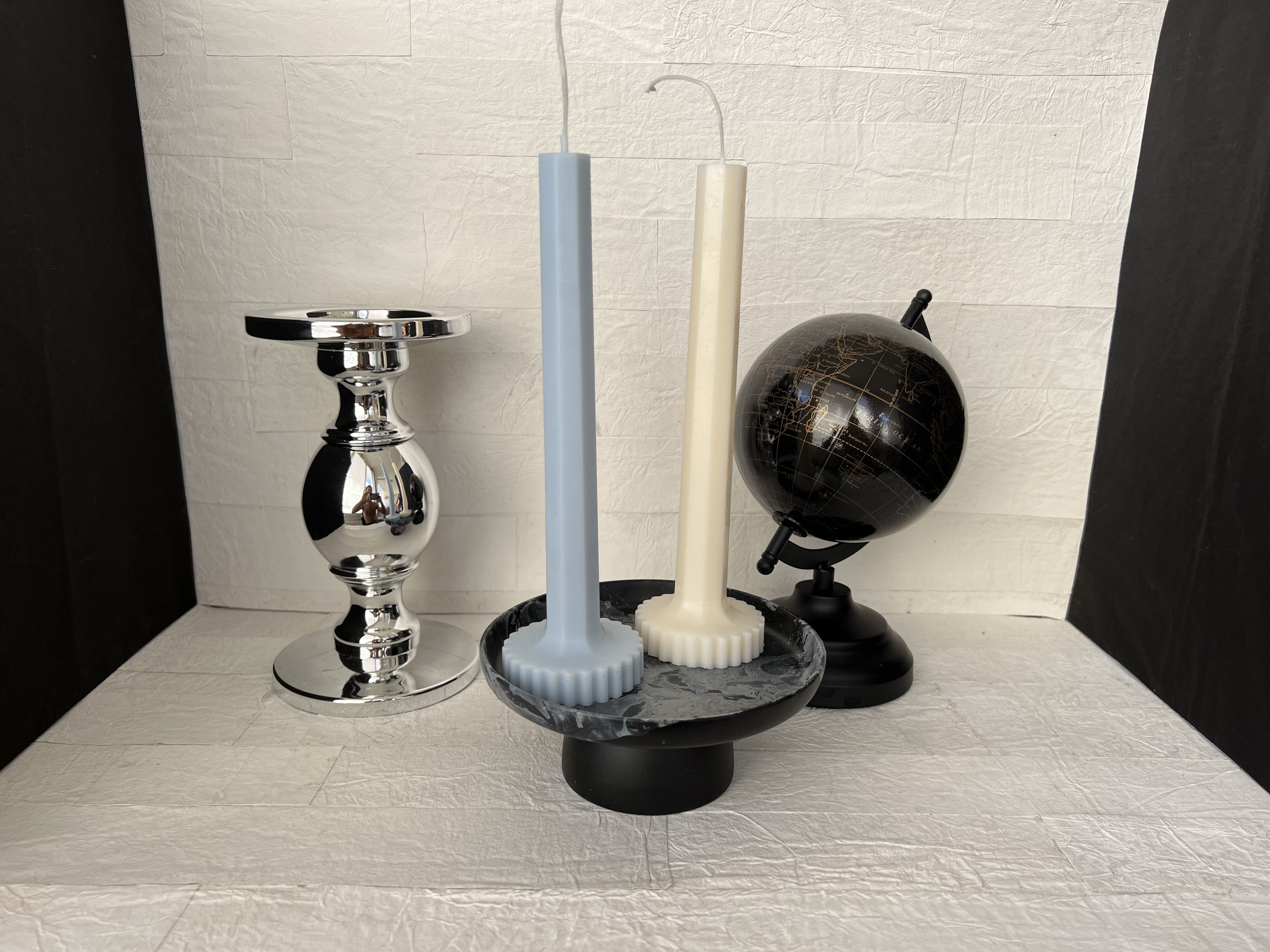 Bougie Décorative Artisanale-" Sianna"