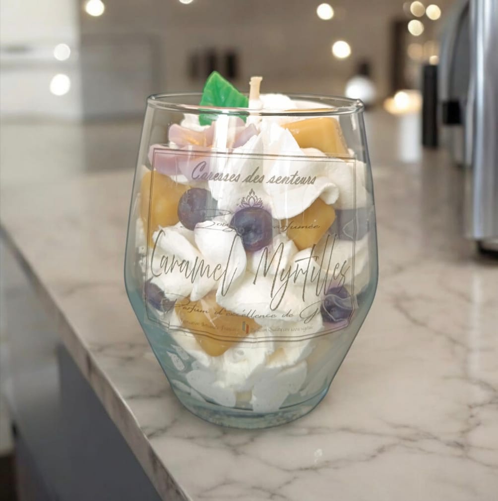 Bougies Gourmandes Caramel & Myrtilles