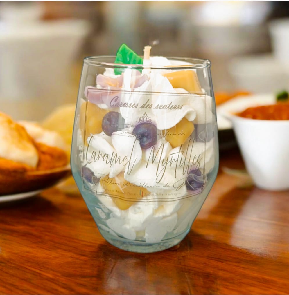 Bougies Gourmandes Caramel & Myrtilles