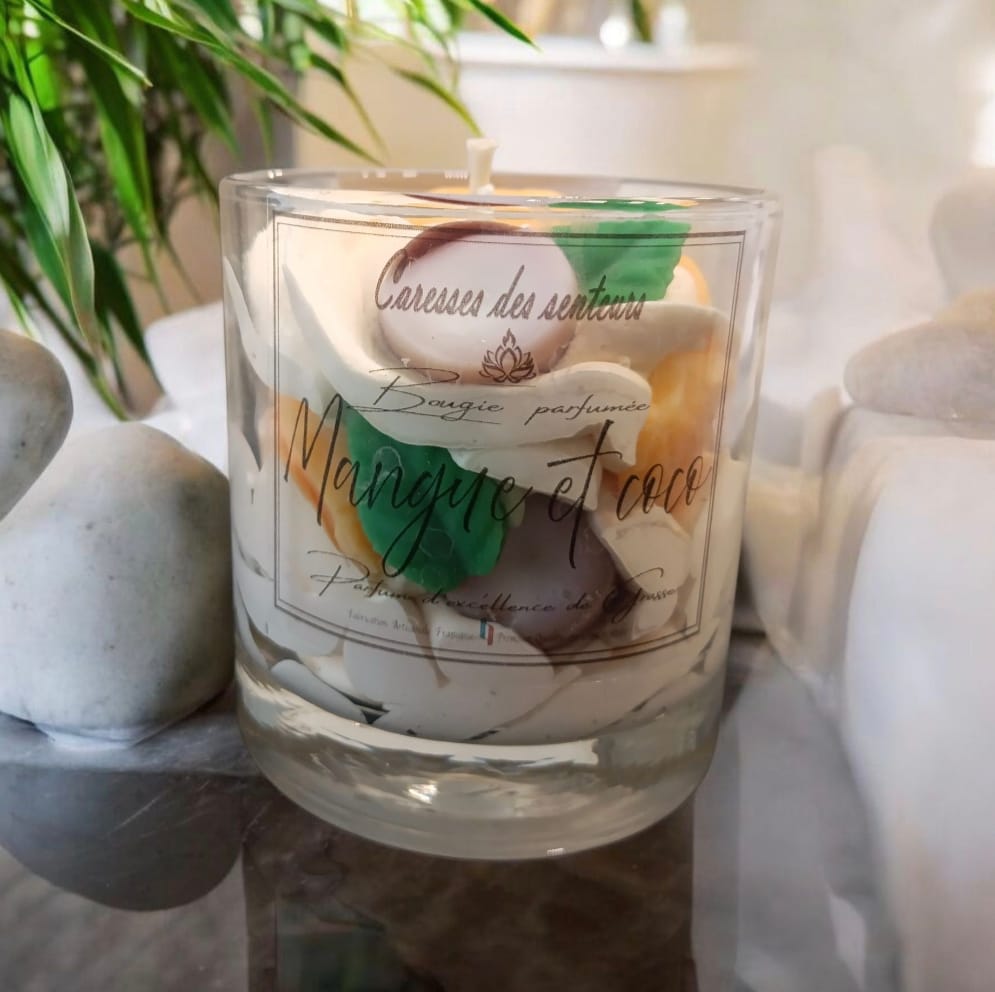 Bougies Gourmandes Mangue et coco