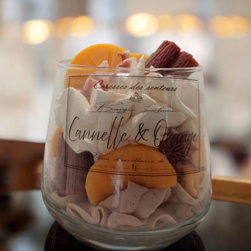Bougie Gourmande Cannelle & Orange