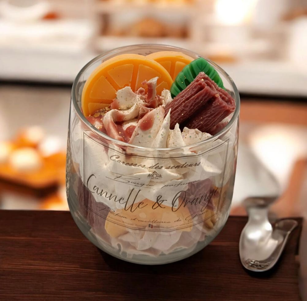 Bougie Gourmande Cannelle & Orange