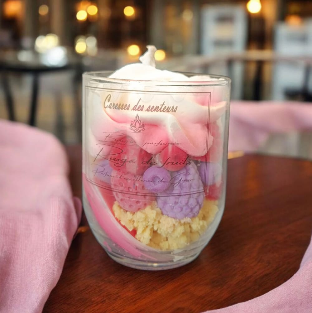 Bougies Gourmandes  Rouge de fruits