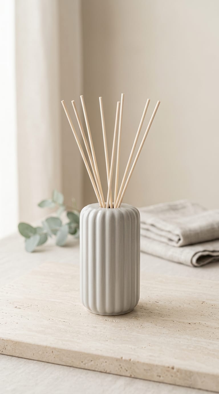 Diffuseur d'ambiance artisanale en céramique - Cérès - – Élégance Rainurée