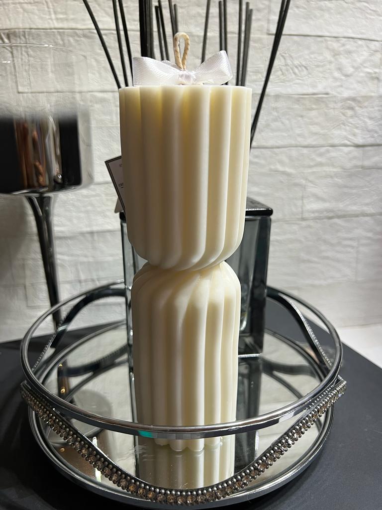 Bougie Décorative Artisanale-" Adèle"