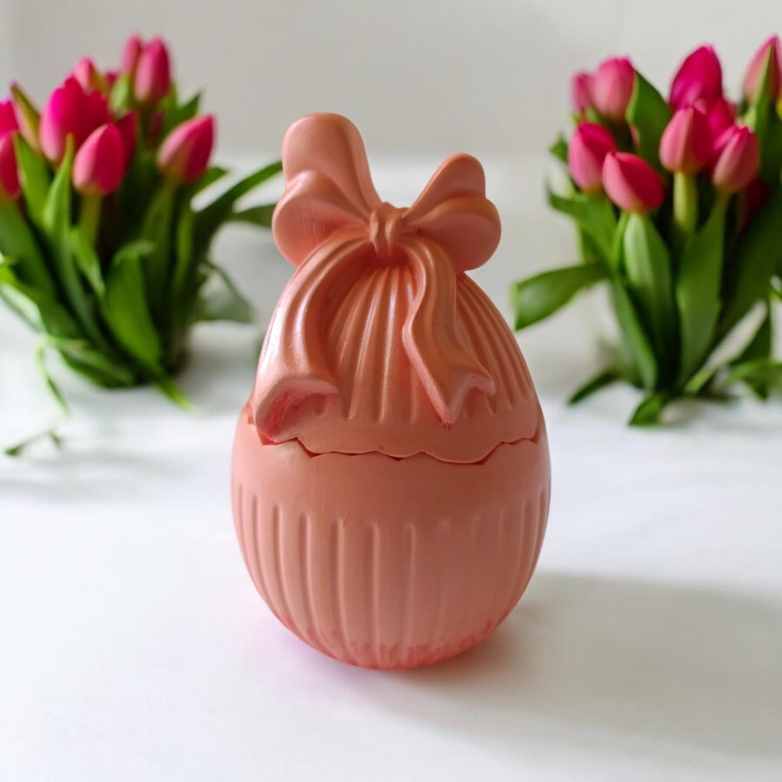 Bougies parfumées  Œuf de Pâques   Fleur d'abricotier