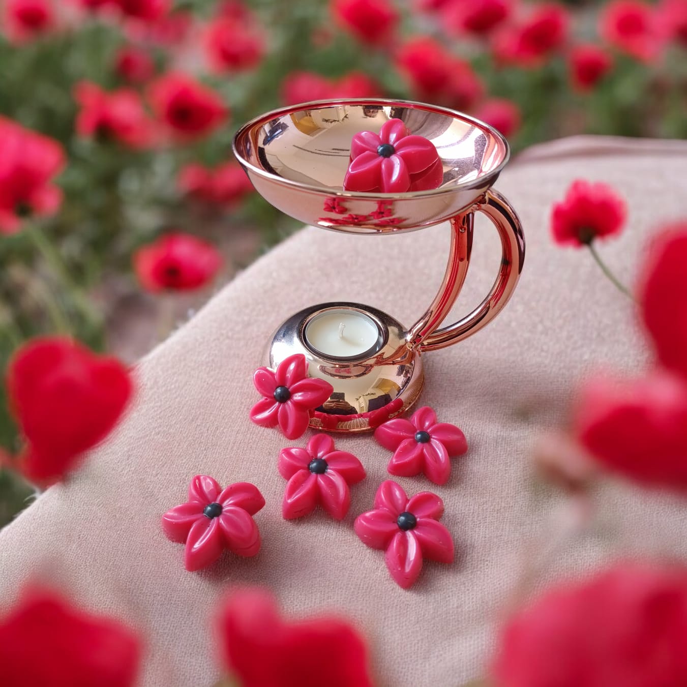 Fondants parfumés   Coquelicot