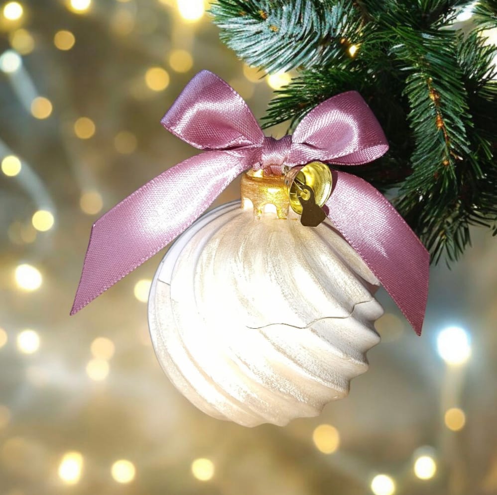 Bougies parfumées - Boule de  Noël  Couronne de gui