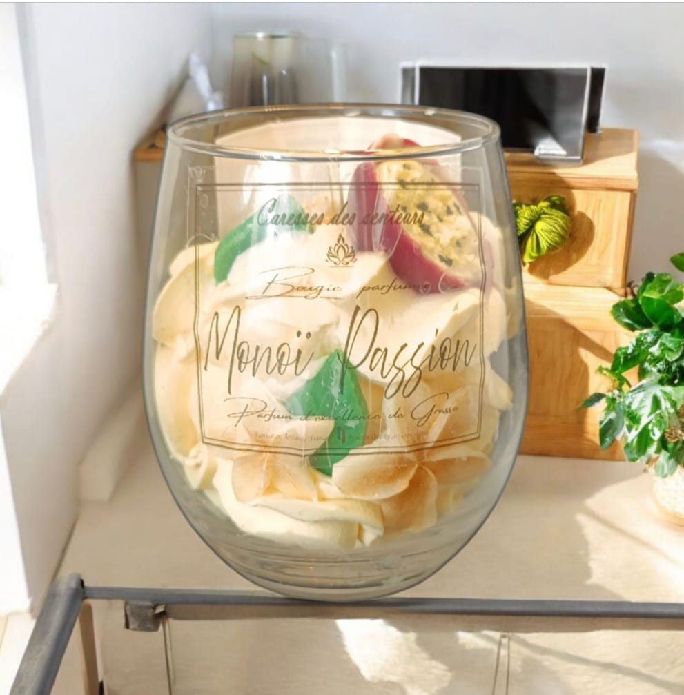 Bougies Gourmandes    Monoï  Passion 