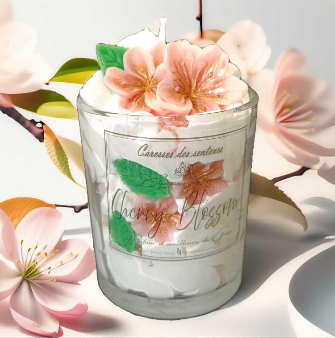 Bougie fleur de cerisier