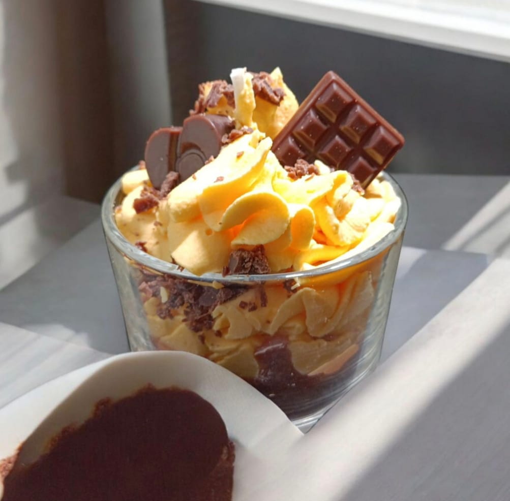 Bougies gourmandes   Chocolat noir et orange 