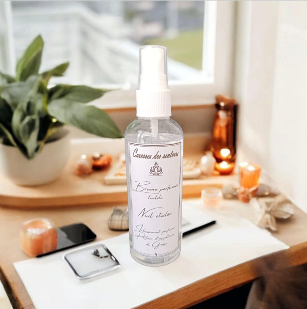 Brume d'oreiller ( textile) parfumée      Nuit étoilée 