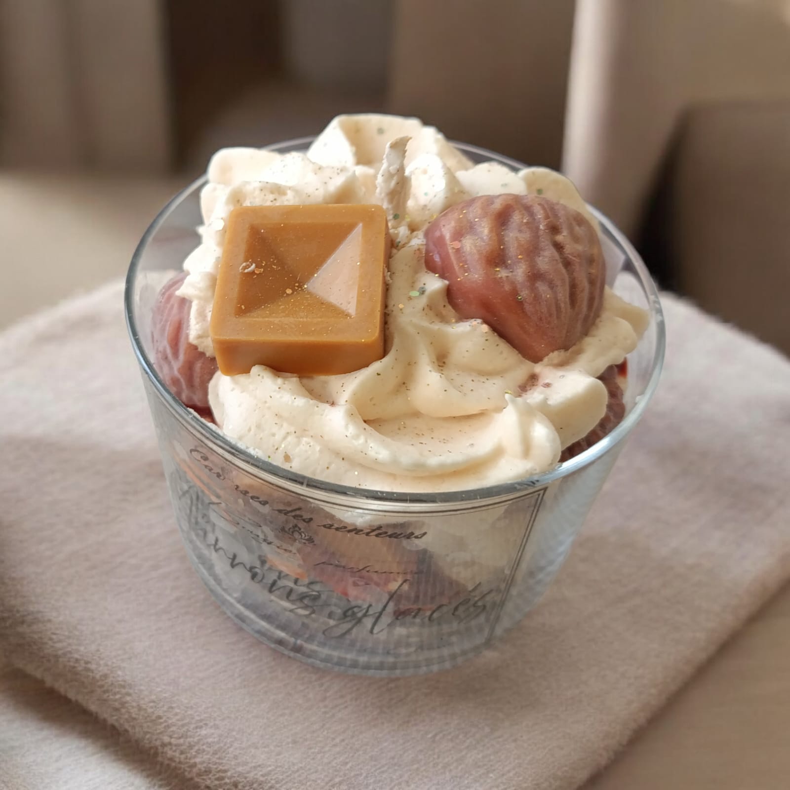 Bougie Gourmande  Marrons Glacé