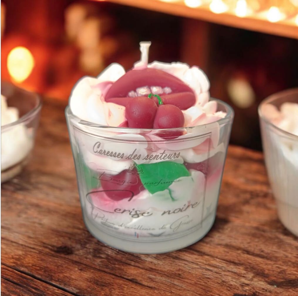 Bougies Gourmandes Cerise noire