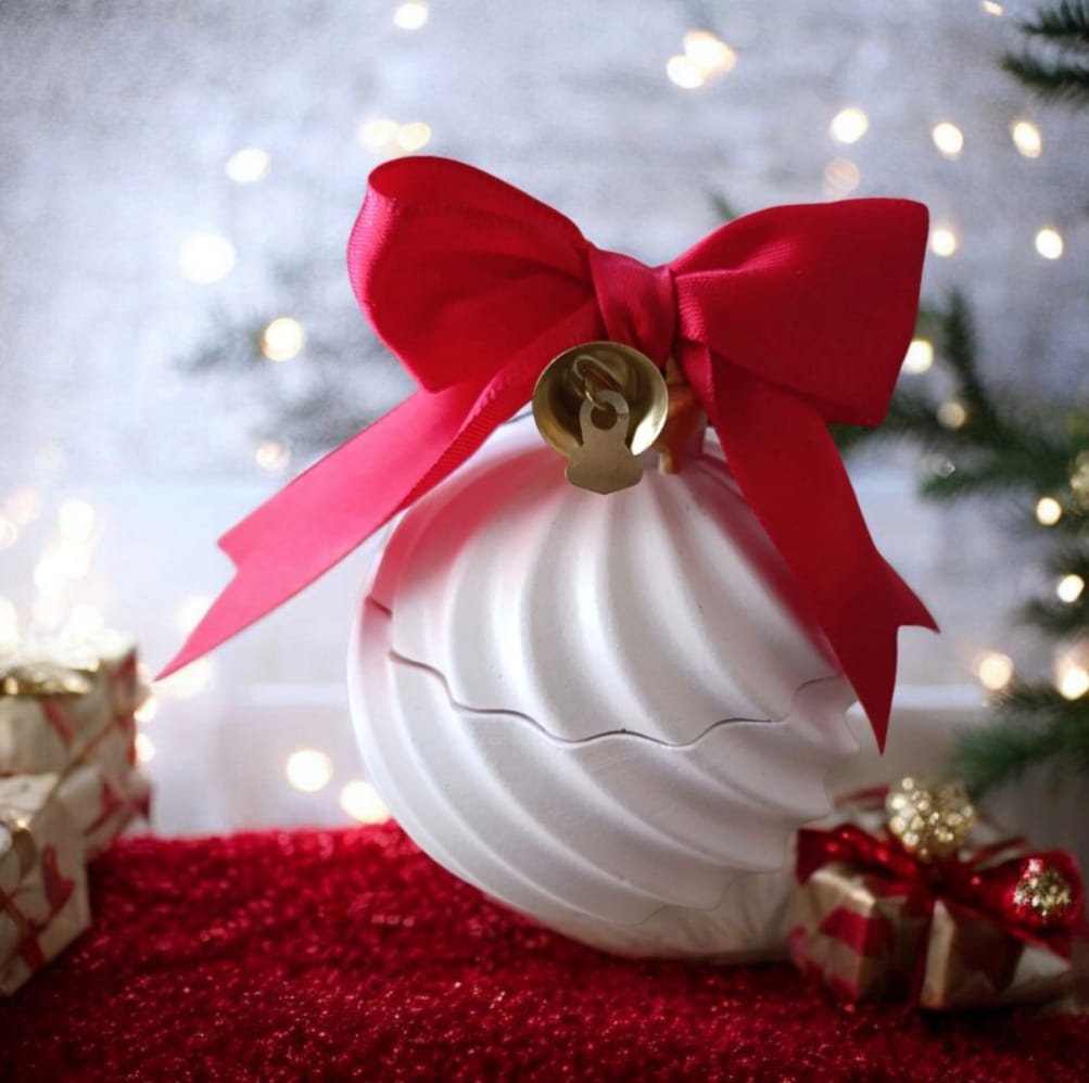 Bougies parfumées  - Boule de  Noël   Fleur de Noël 