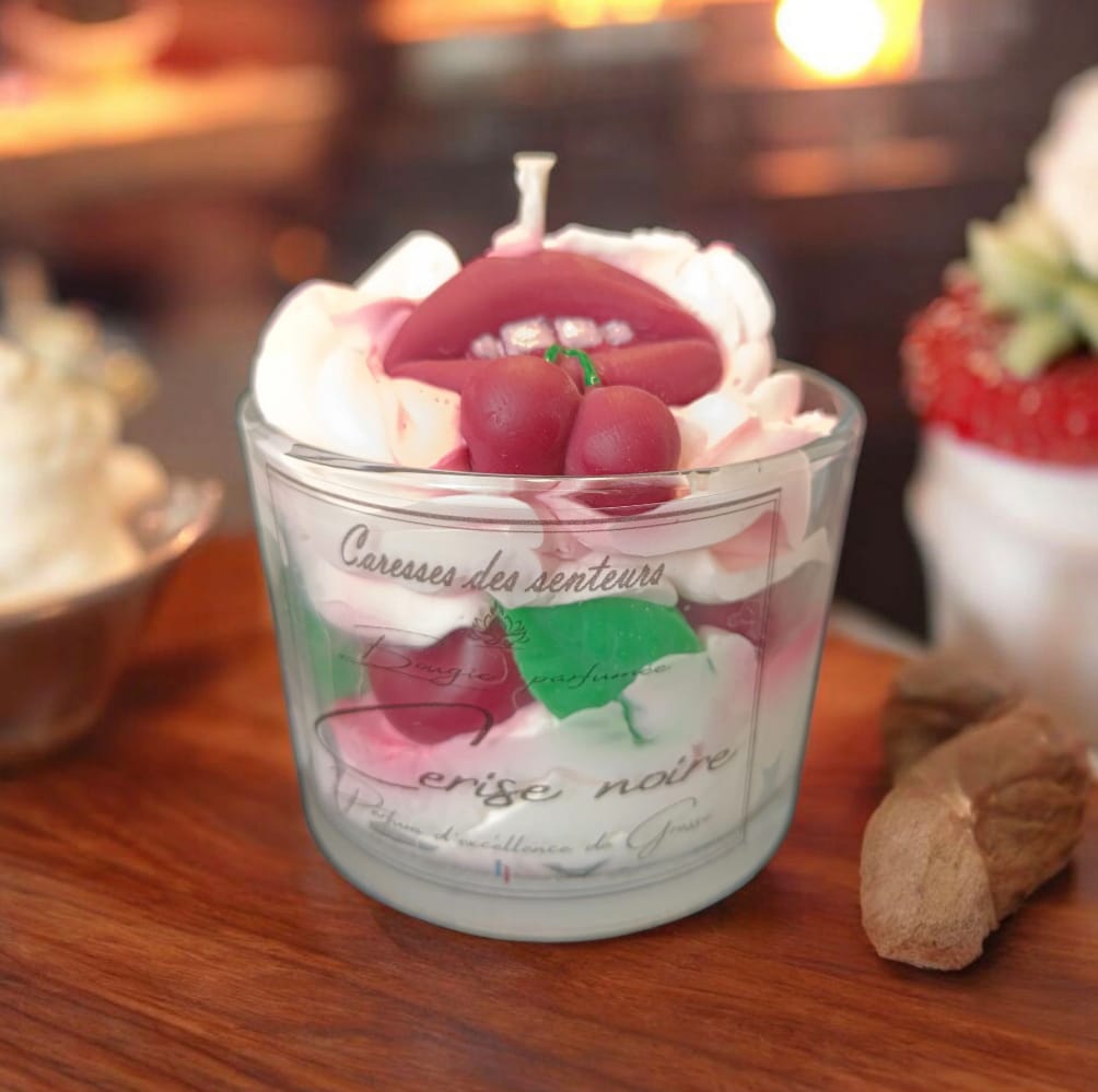 Bougies Gourmandes Cerise noire