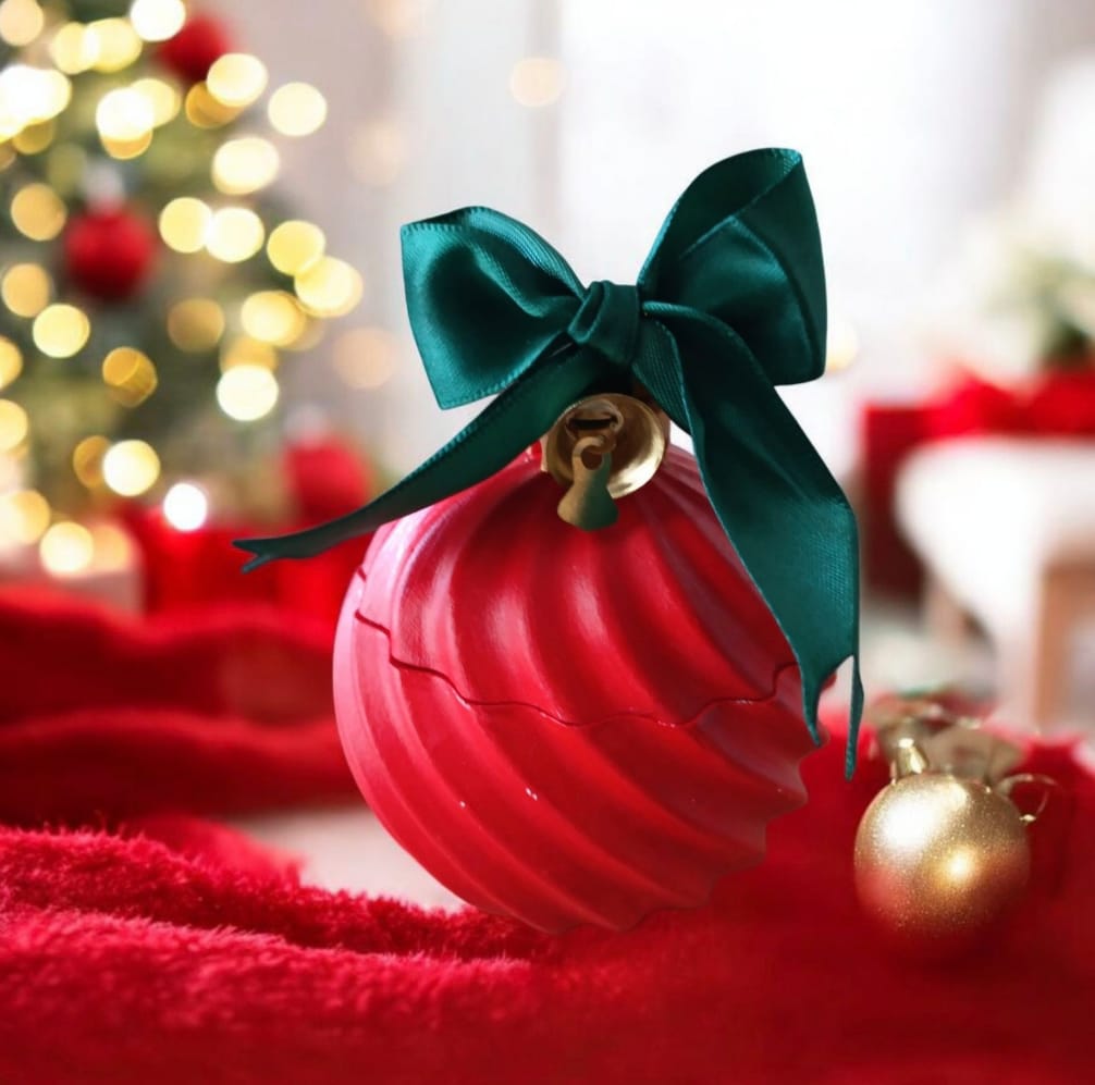 Bougies parfumées  - Boule de  Noël   Fleur de Noël 