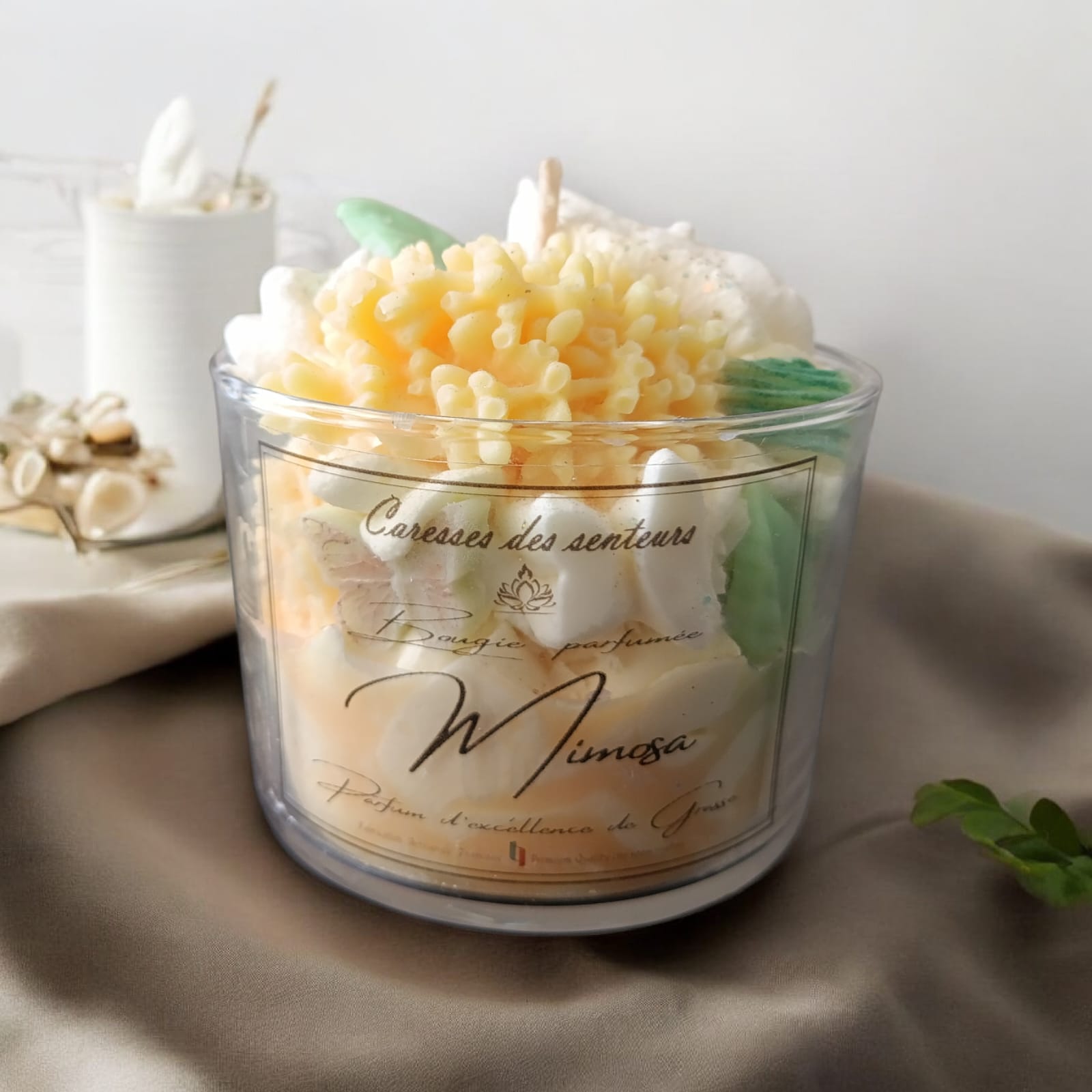 Bougie Gourmande  Mimosa