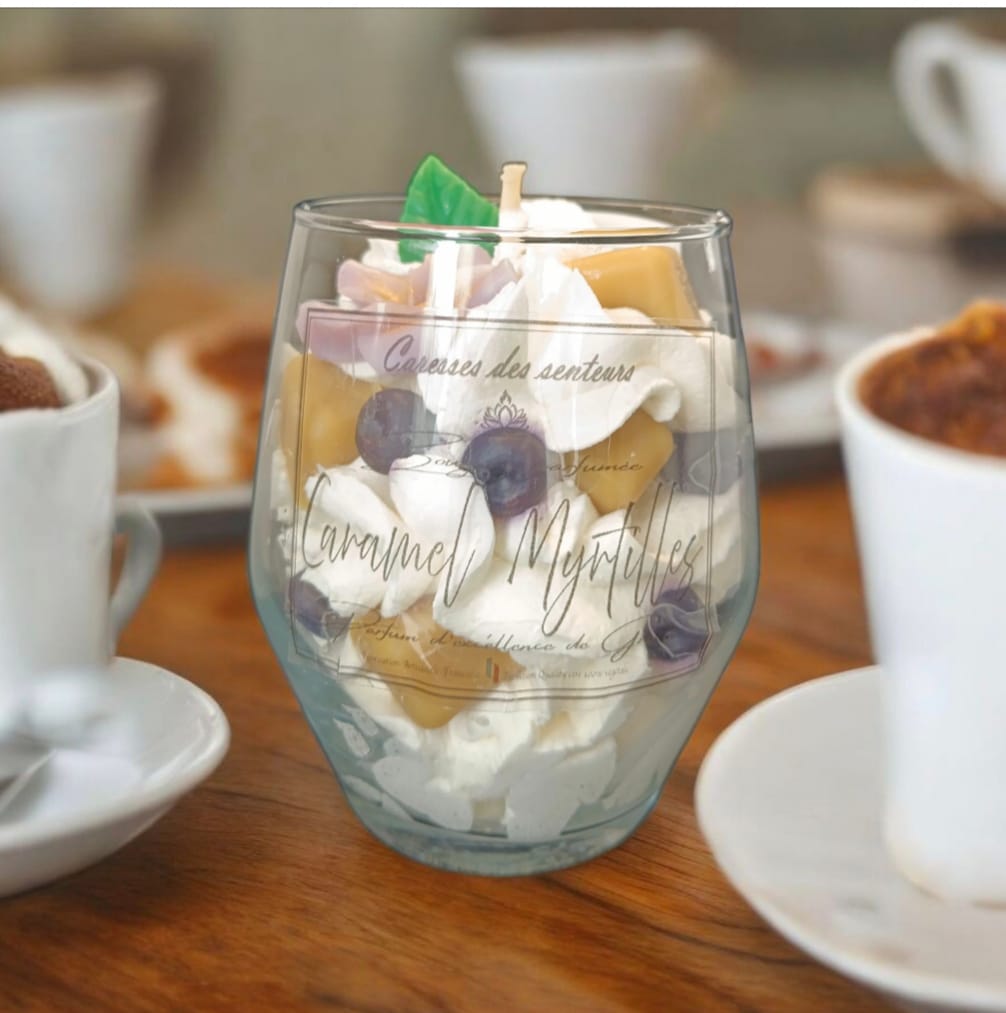 Bougies Gourmandes Caramel & Myrtilles