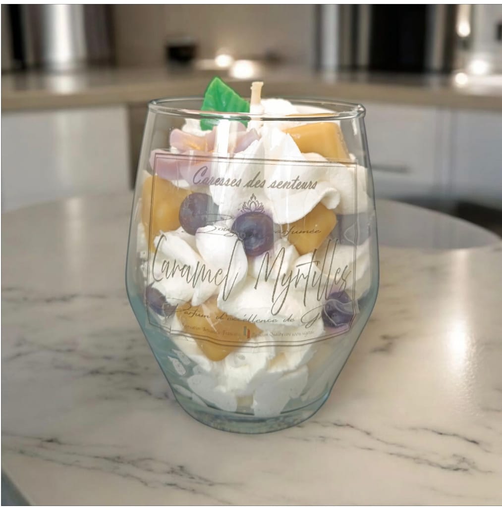 Bougies Gourmandes Caramel & Myrtilles