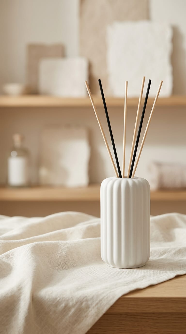 Diffuseur d'ambiance artisanale en céramique - Cérès - – Élégance Rainurée