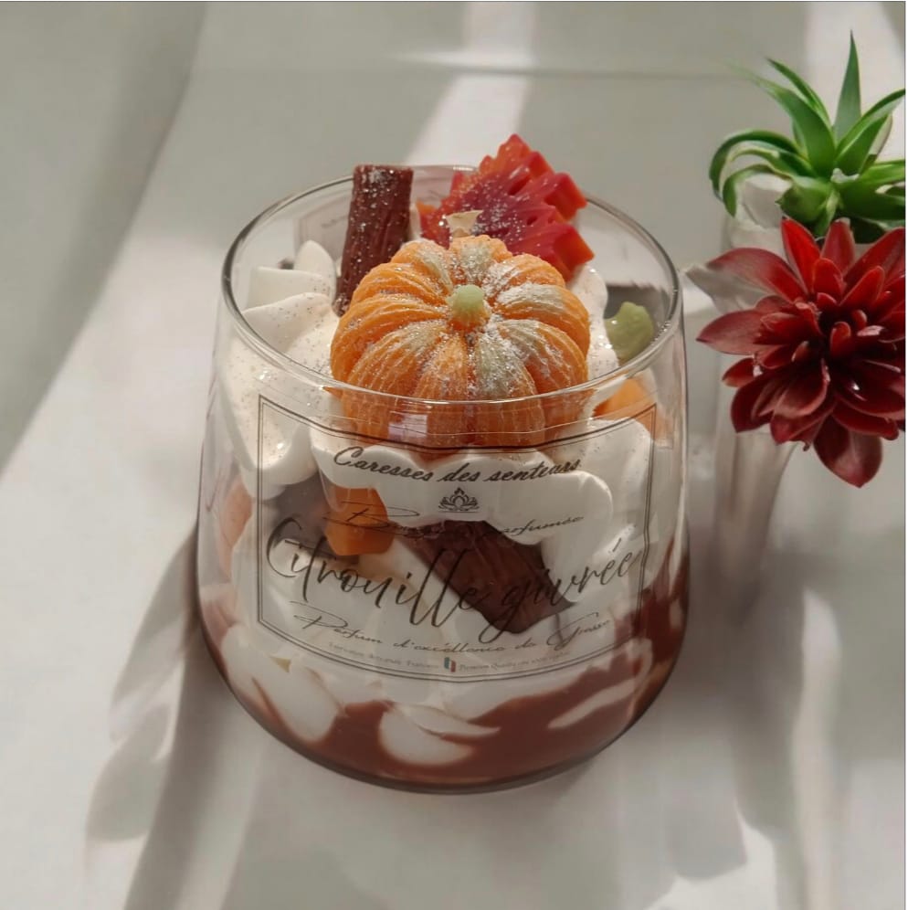 Bougies Gourmandes Citrouille givrée