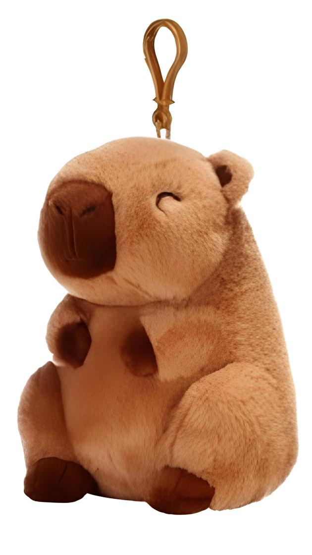 Cuddly Capybara Keychain Charm