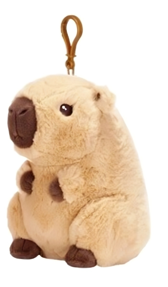 Cuddly Capybara Keychain Charm