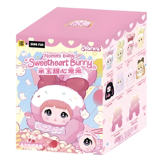 Nommi Baby Sweetheart Bunny Vinyl Plush